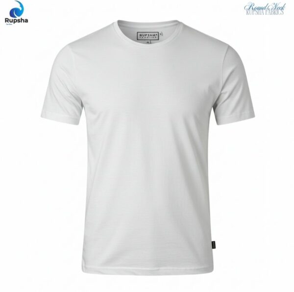 White Round Neck T-Shirt