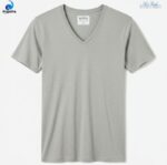 Light Grey V Neck T-shirt