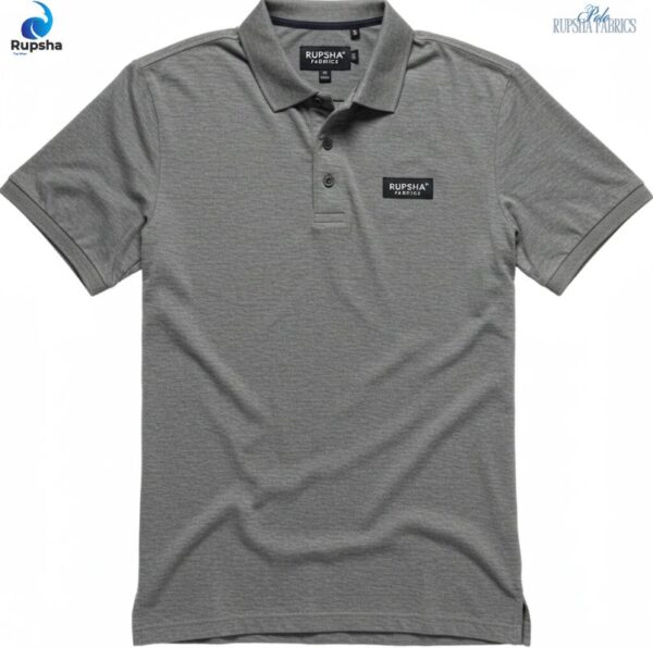 Dark Grey Polo T-Shirt