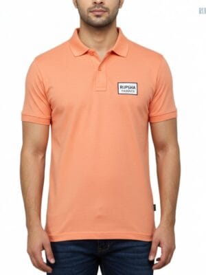 Peach Polo T-Shirt