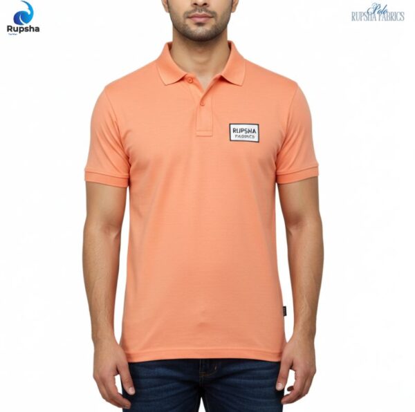 Peach Round Neck T-Shirt