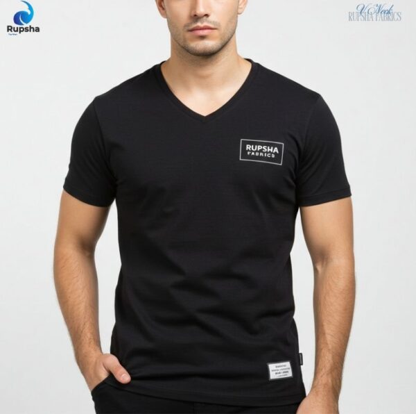 Black V Neck T-Shirt