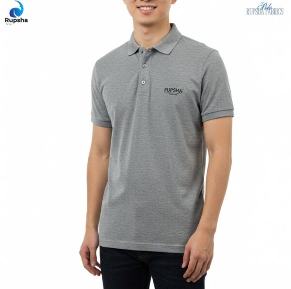Dark Grey Polo T-Shirt