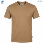Cafe Tan V Neck T-shirt