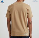 Cafe Tan V Neck T-shirt