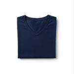 Navy Blue V Neck T-shirt