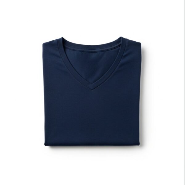 Navy Blue V Neck T-shirt