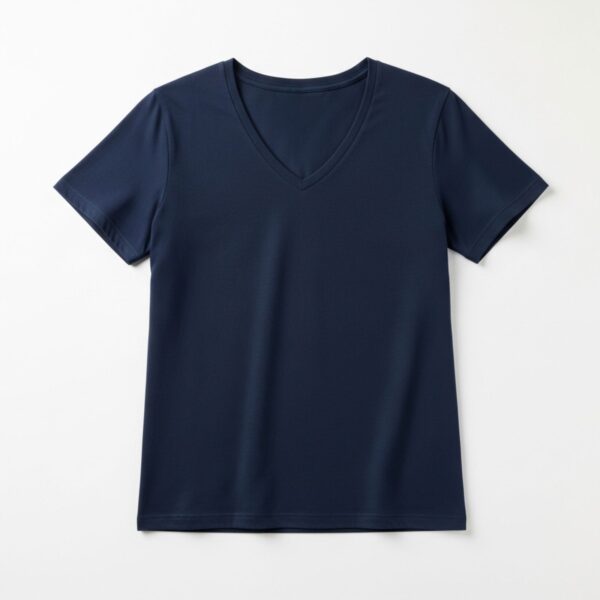 Navy Blue V Neck T-shirt