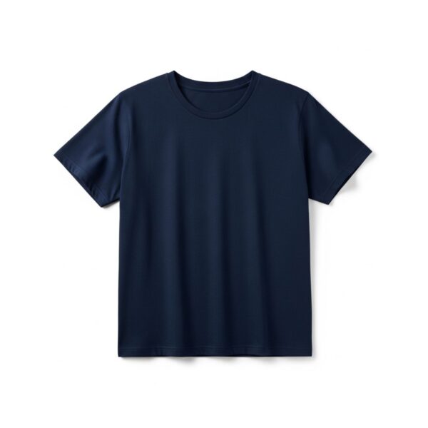 Navy Blue Round Neck T-Shirt