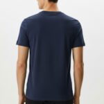 Navy Blue V Neck T-shirt